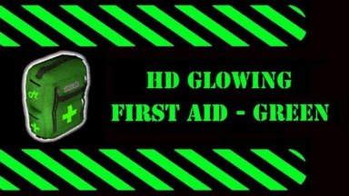 HD Glowing First Aid Kit - Green