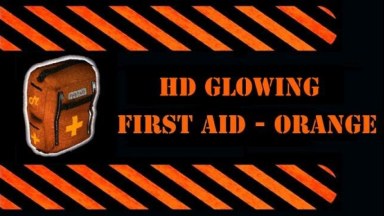 HD Glowing First Aid Kit - Orange