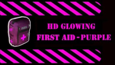 HD Glowing First Aid Kit - Purple