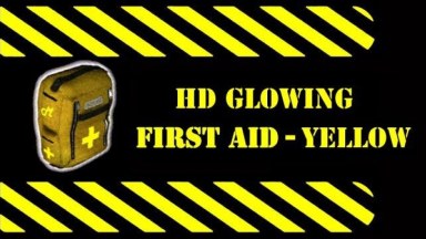 HD Glowing First Aid Kit - Yellow