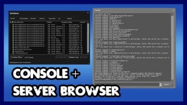 JustLivingDW Console + Server Browser