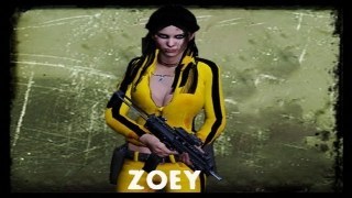 L4D1-Sexy Zoey's Kill Bill Cosplay