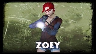 L4D1-zoey kat s outfit red hair