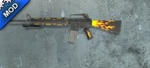 l4d1 blaze riflem16 camo skin