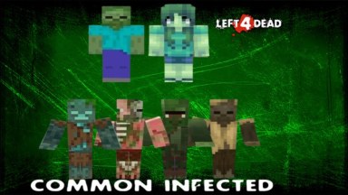 L4D1 Deathcraft zombies＋Minecraft Zombies（Online)