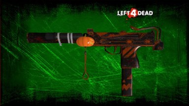 L4D1 Halloween RE2 Remake MAC-11