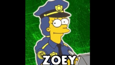 L4D1 Marge Simpson (Cop) - Zoey