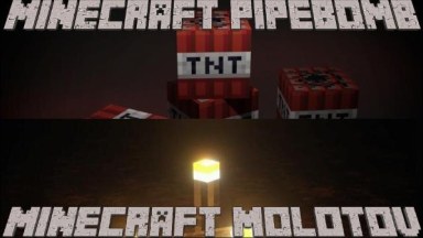 L4D1 Minecraft Pipebomb + Molotov