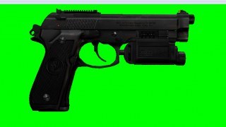L4D1 Mk23 Pistol(1 Red, 1 Blue Laser)