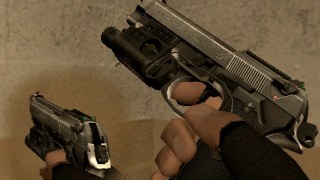 L4D1 Mk23 Pistol(2x Red Lasers)