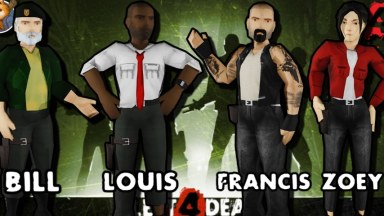L4D1 Project 4 Zomboid (L4D1 Survivors)