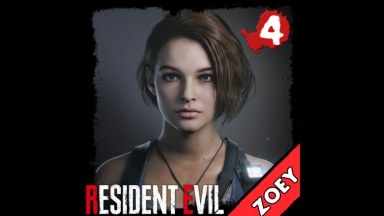 L4D1 RE3 Jill Valentine AS Zoey ( Resident Evil 3 Remake )