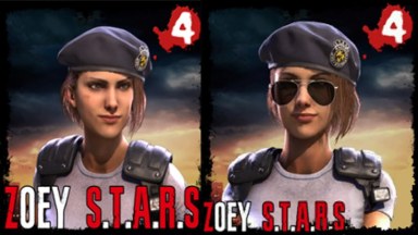 L4D1 RE3 Zoey Valentine S.T.A.R.S ( Resident Evil 3 Remake )