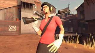 L4D1 red Female Scout replaces Zoey