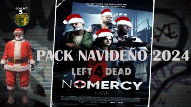 L4D1 Xmas Pack 2024 + Hospital Map with xmas event