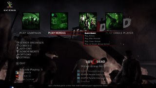 L4D2 Main Menu Style