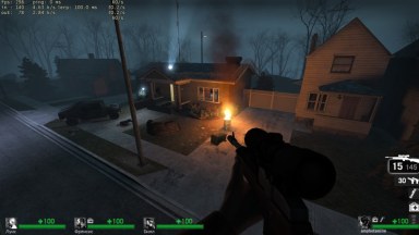 Left 4 Dead Swimming in air