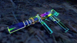 Mac-10 Glass & Rainbow style