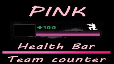 Pink bar and Health Counter