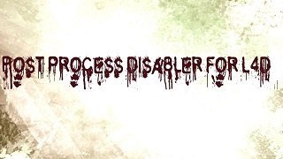 Post Process Disabler