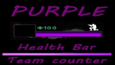 Purple bar and Health Counter
