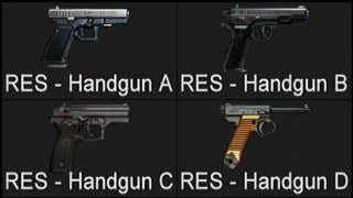 Resident Evil Survivor - Handguns (A, B, C, D)