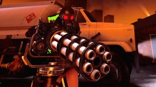 Serious Sam 3 Minigun with TF2 minigun sound