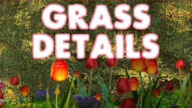 Springtime Grass Details