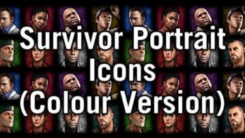 Survivor Portratis Icons (Colour Version)