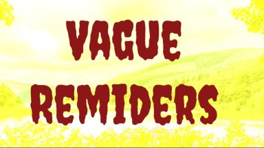 Vague Reminders (L4D port)