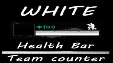 White bar and Health Counter