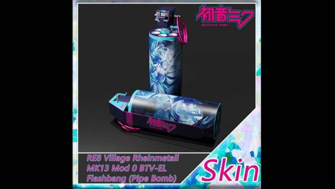 【初音ミク】RE8 Village Rheinmetall MK13 Flashbang (Pipe Bomb)