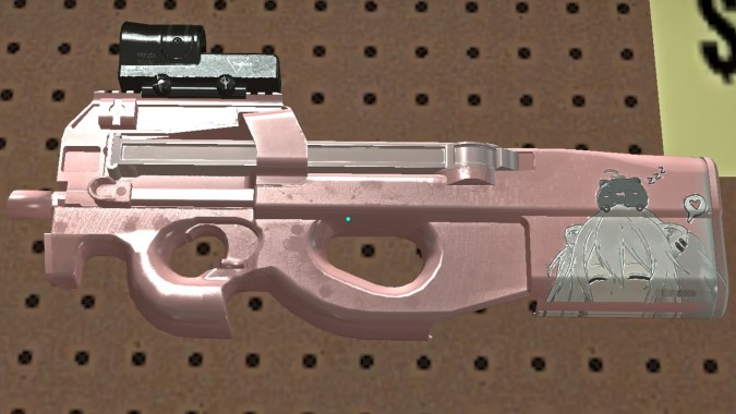 粉色p90替换uzi/pink p90 replace Uzi
