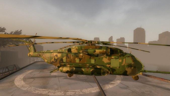 Camouflage Helicopter