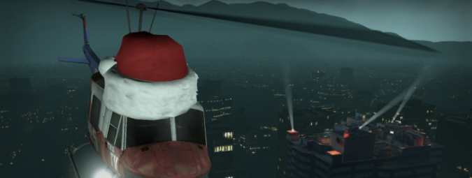 Escape Vehicles with Christmas Hat