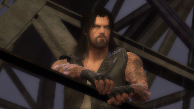 Francis with long hair