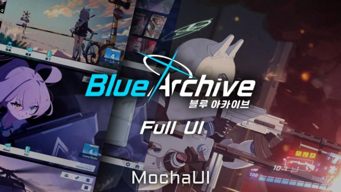 Main File Blue Archive Full UI - MochaUI3