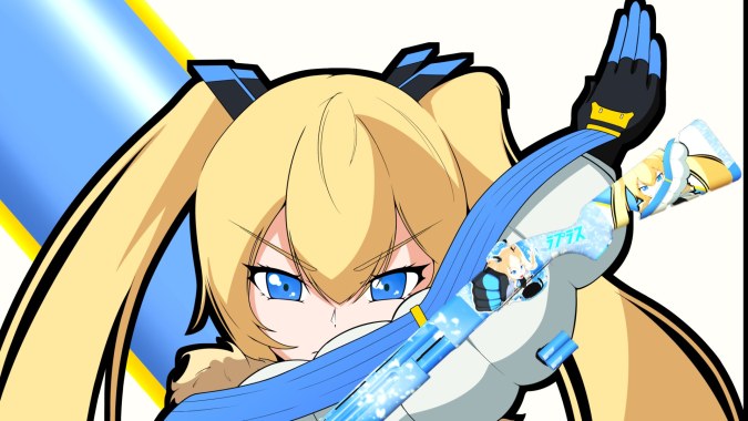 Nikke Laplace chrome shotgun mod(glow)