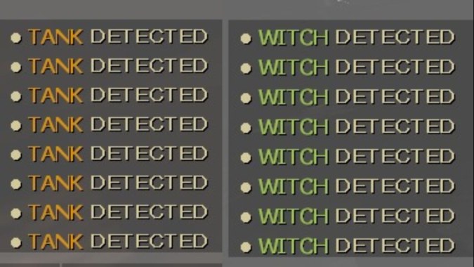 NOTIFY TANK/WITCH CAPTURED