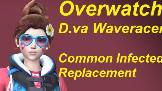 Overwatch D.va Waveracer Common Infected Replacement