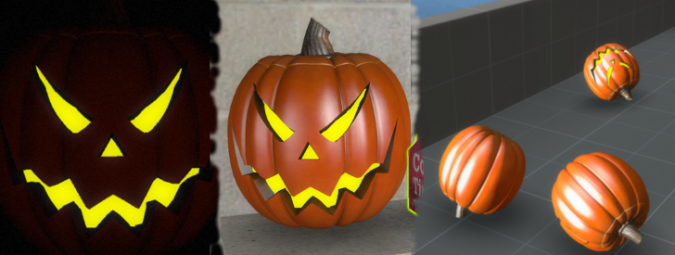 Pumpkin Gnome (glowing/animated)