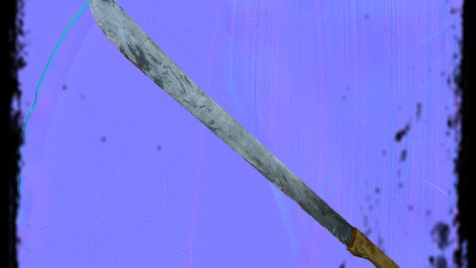 Restored Machete Normal Map