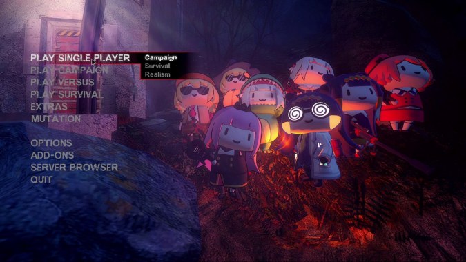 Smol Holomyth background video for Left 4 Dead 2 main menu