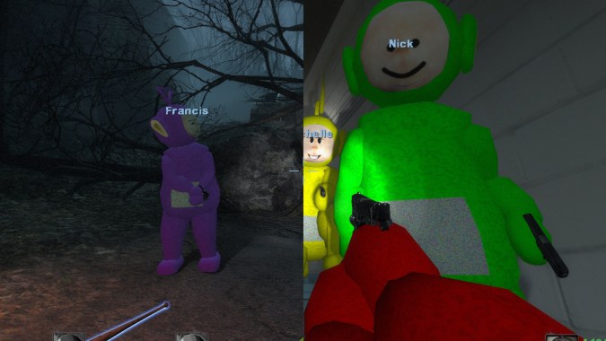 Teletubbies with Roblox faces (L4D1/L4D2)