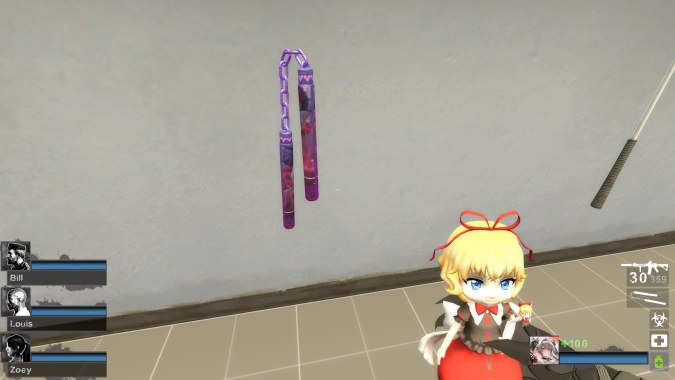 [Mita Miside] Sleepy Mita theme COD21 nunchaku replacement baton [Sound fix Ver]