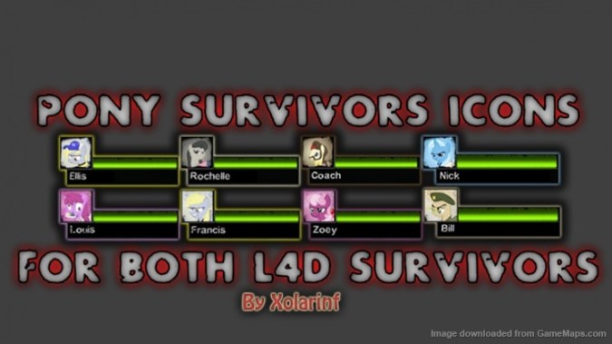 (Request) Pony survivors icons (include lobby icons)