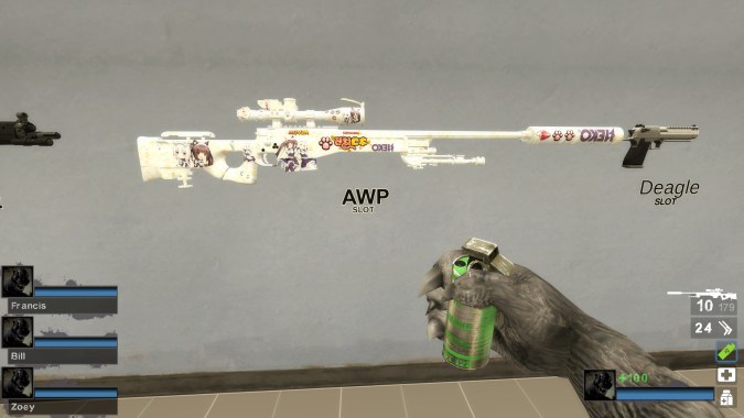 [Wife's Gun] L115A3 T1 Chocolate and Vanilla Cat Girl [AWP] (Sound fix Ver, request)