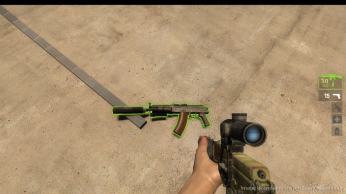 AKS74U Suppressed Stockless
