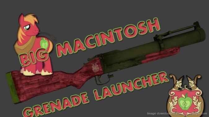 Big Macintosh grenade launcher