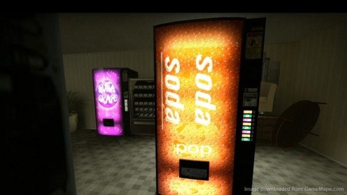 Black Mesa soda machine
